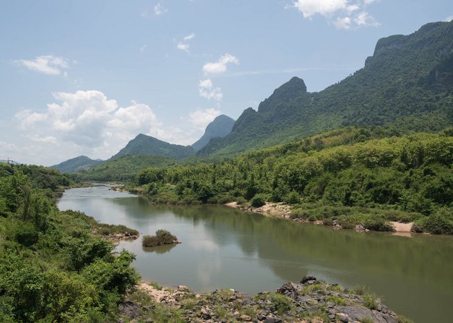 Mekong, Laos und Kambodscha