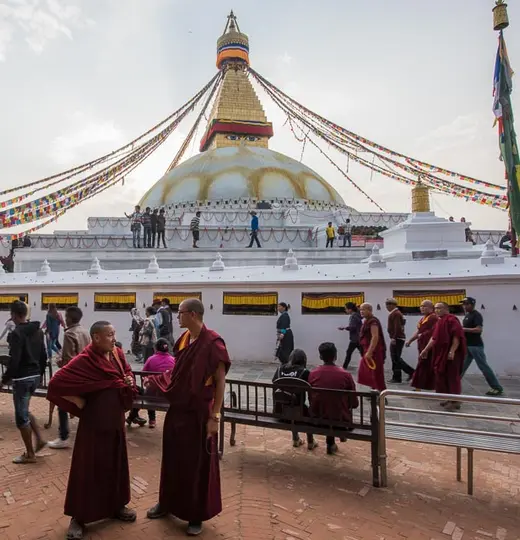 Nepal: Bodnath (Bouddha)